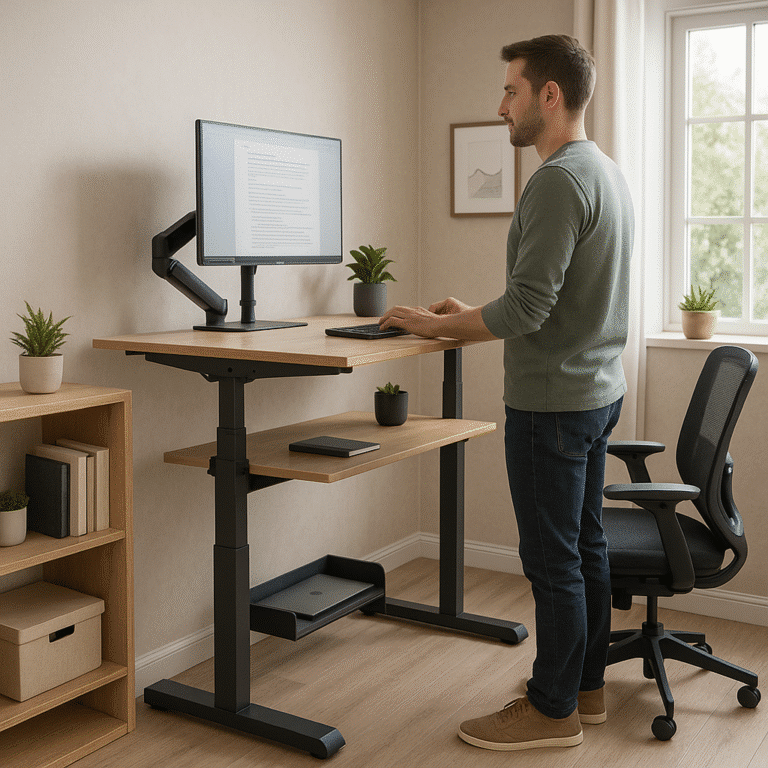 C-plus-diffusion - Quel bureau ergonomique choisir pour soulager le mal de dos, booster ma productivité en télétravail hybride et économiser de l'espace ? - Featured Image 1