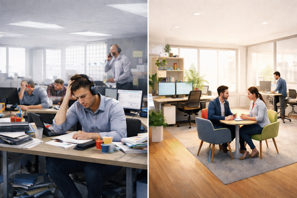 C-plus-diffusion - “Pourquoi 80 % des bureaux sont mal aménagés (et comment un bon conseil change tout)” - Featured Image 1