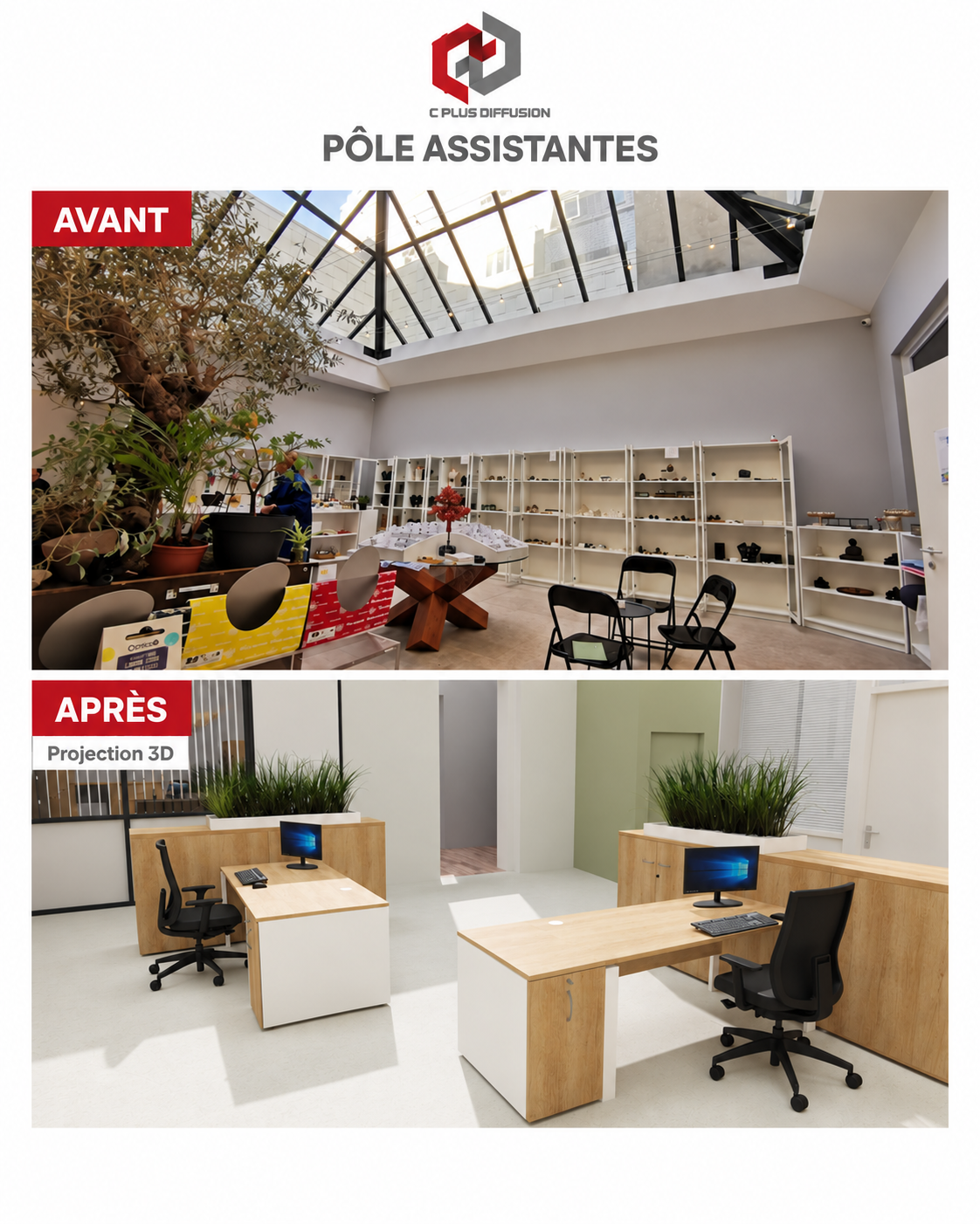 C-plus-diffusion - Aménagement de bureaux au havre - Featured Image 1